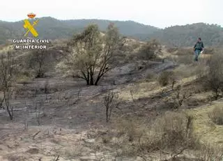 Investigan al conductor de un quad como autor de un incendio forestal en Lorca