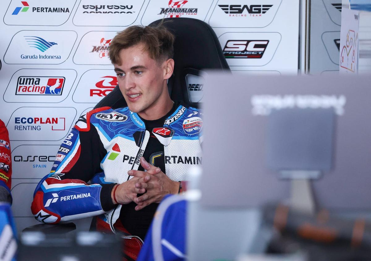 Jaume Masià debuta en Moto2 en Cheste