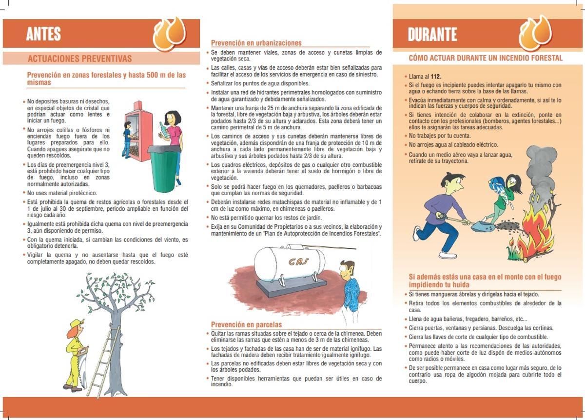 Cómo actuar ante un incendio forestal