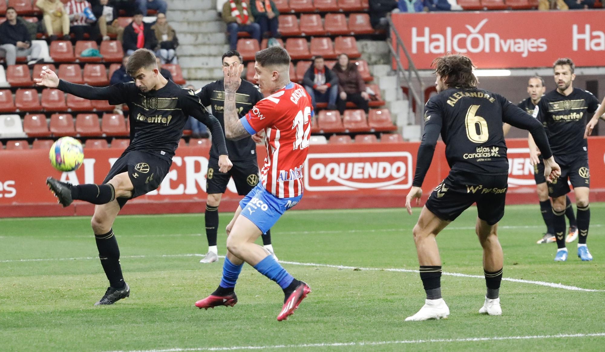 Así se vivió el encuentro entre el Sporting y el Tenerife