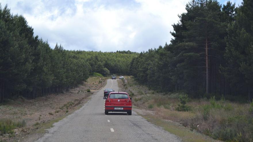 Carretera de Puebla de Sanabria a Rihonor de Castilla.