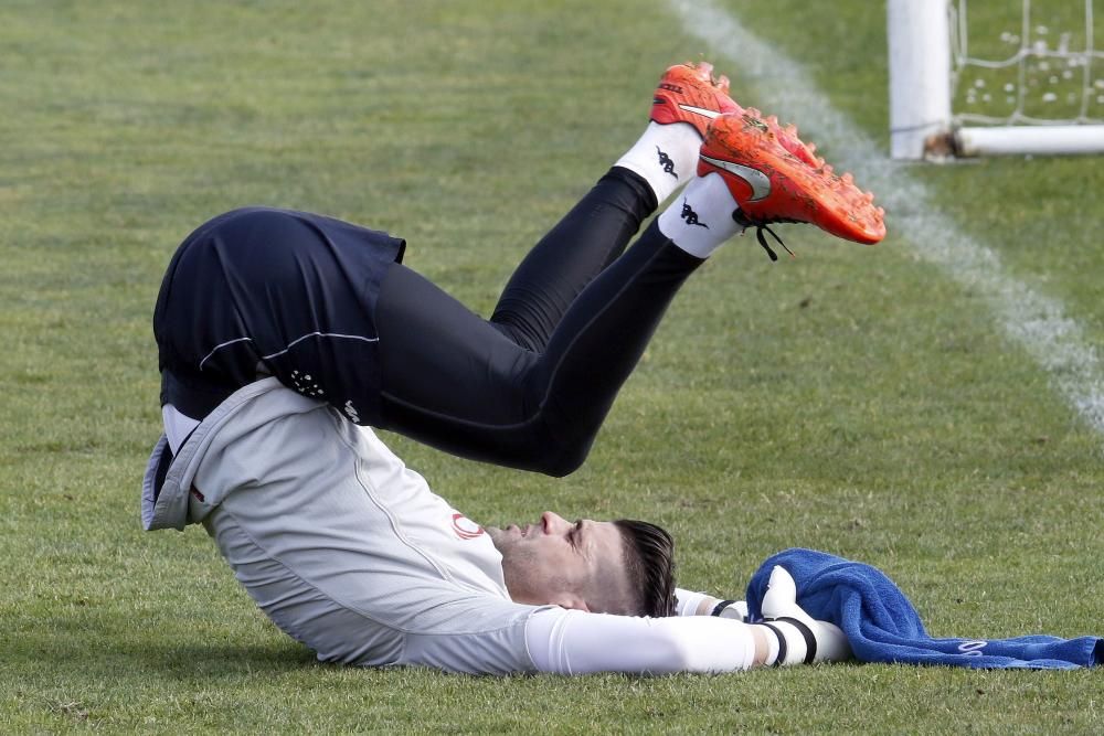 Entrenamiento del Sporting