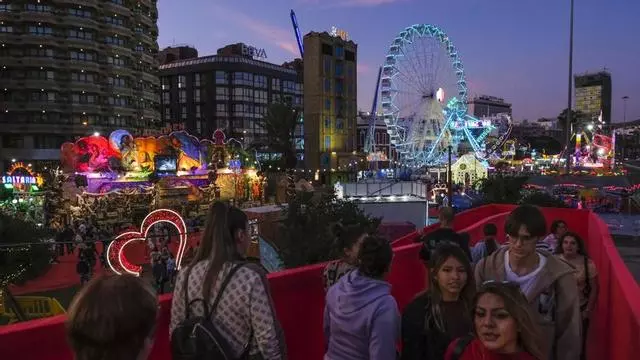 Navidad en el parque Santa Catalina