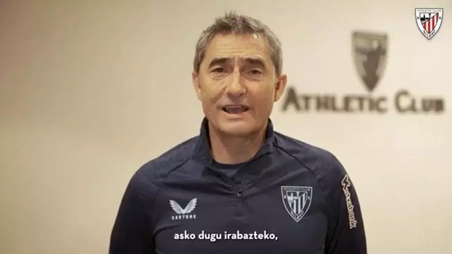 Ernesto Valverde anuncia que la temporada que viene no seguirá en el Athletic
