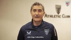 Ernesto Valverde anuncia que la temporada que viene no seguirá en el Athletic