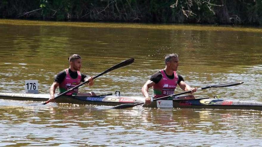 Emilio Merchán y Alejandro Sánchez en el selectivo que tuvo lugar en Zamora.