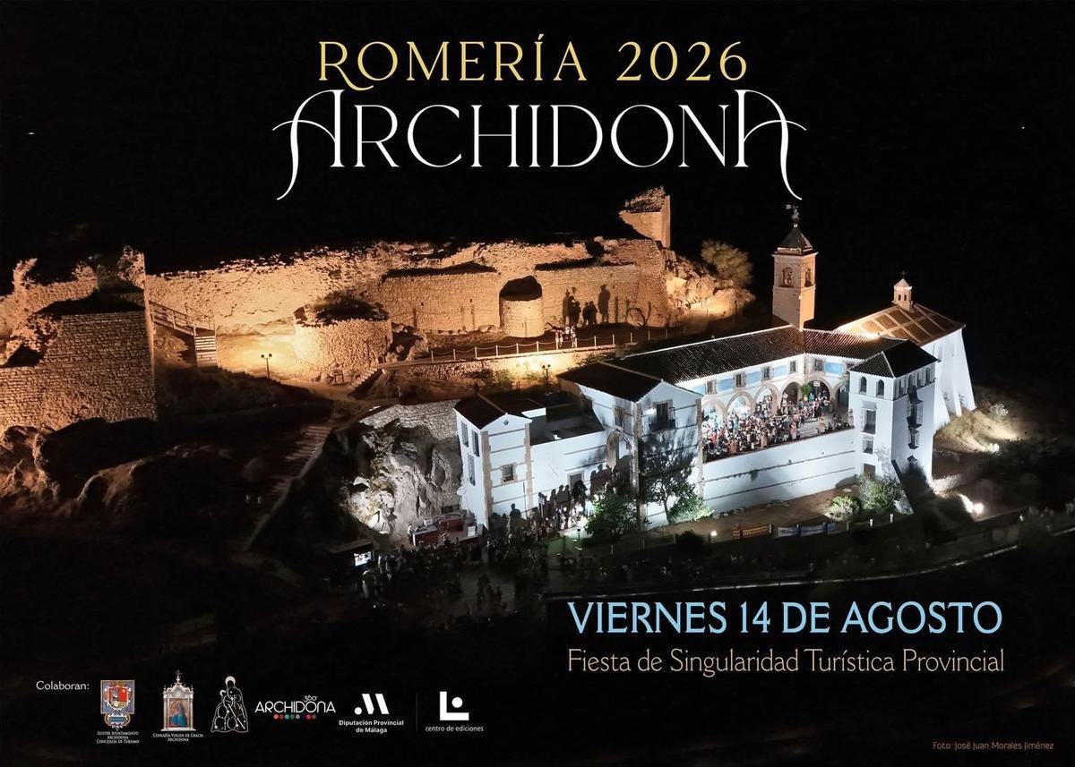 Cartel anunciador de la romería archidonense