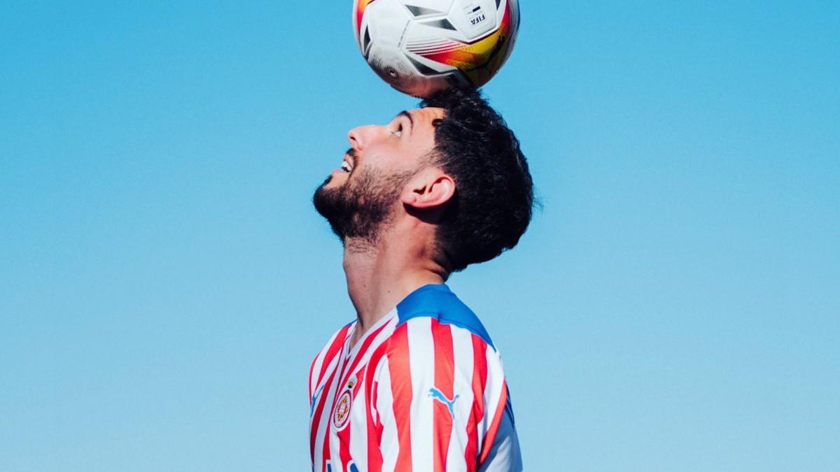 Iván Martín en su presentación con el Girona