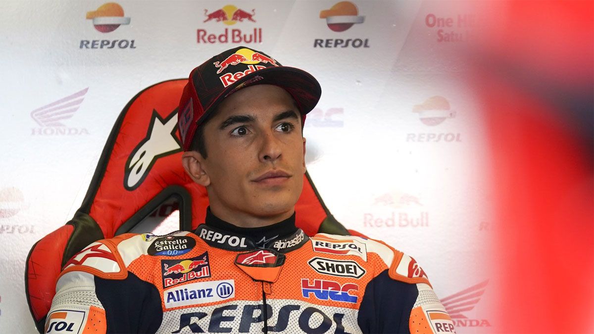 Marc Márquez sigue recuperándose de su lesión en el nervio óptico y no está en los test de Jerez