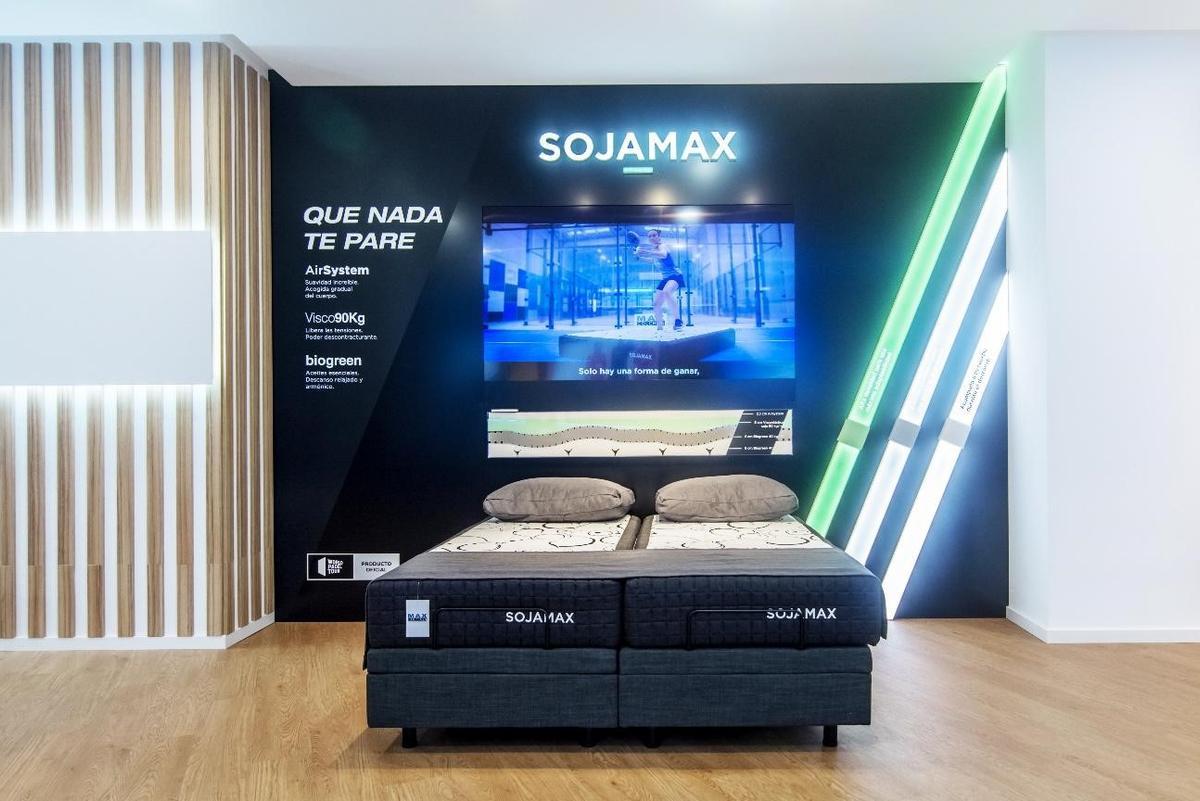Colchón Sojamax, indicado para deportistas.