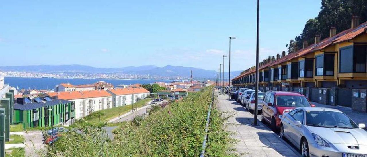 Edificio de A Regueira donde habrá alquiler social. // G.Núñez