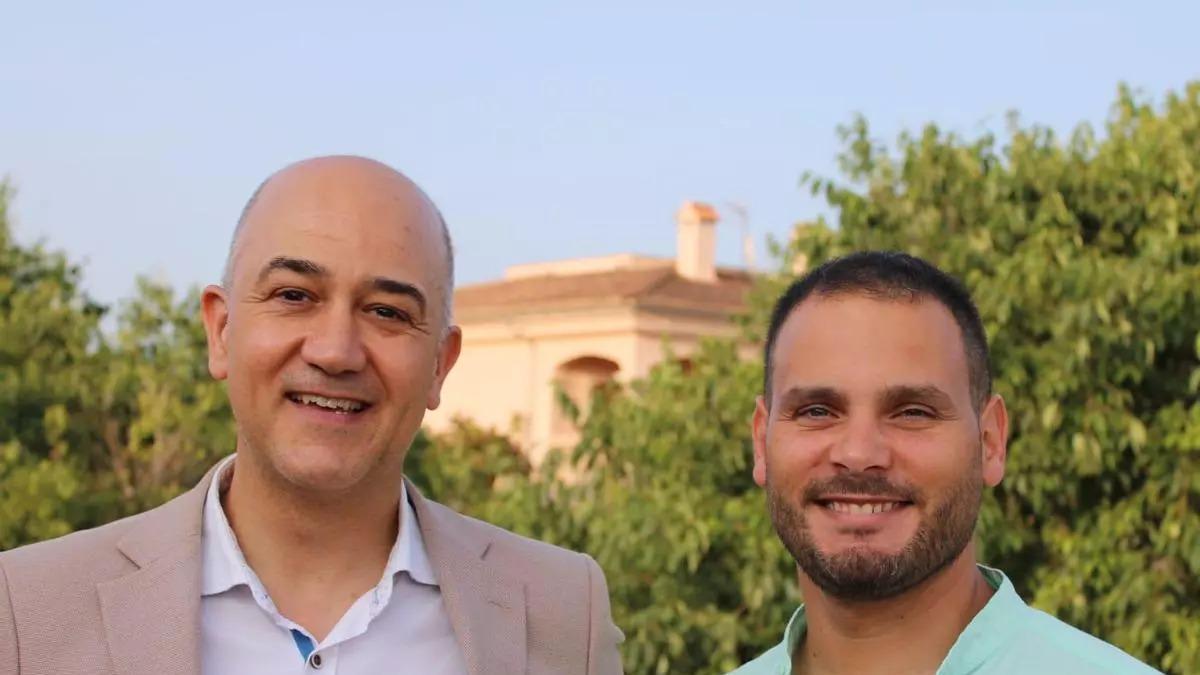 Imagen de archivo del alcalde Antoni Salas y el regidor Bernat Ramis.