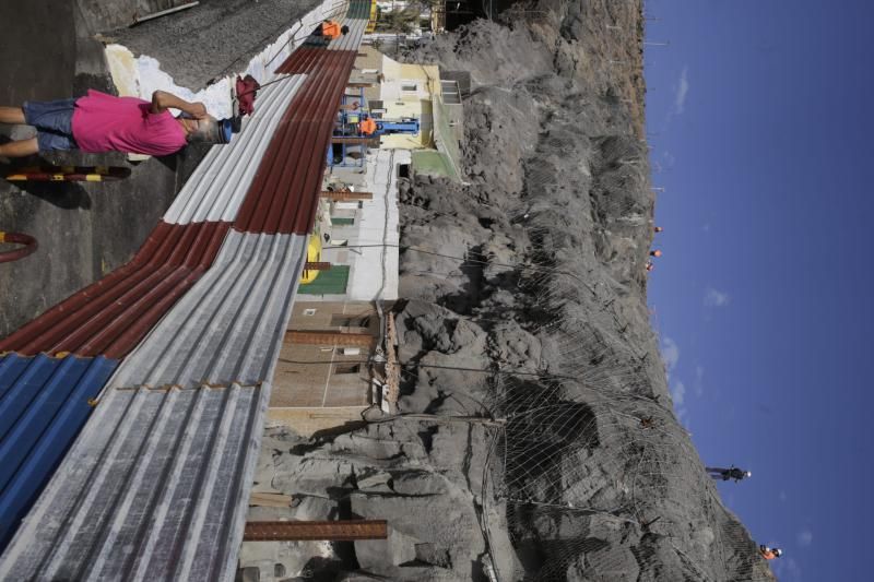 Zonas con riesgos de desprendimiento en Tenerife