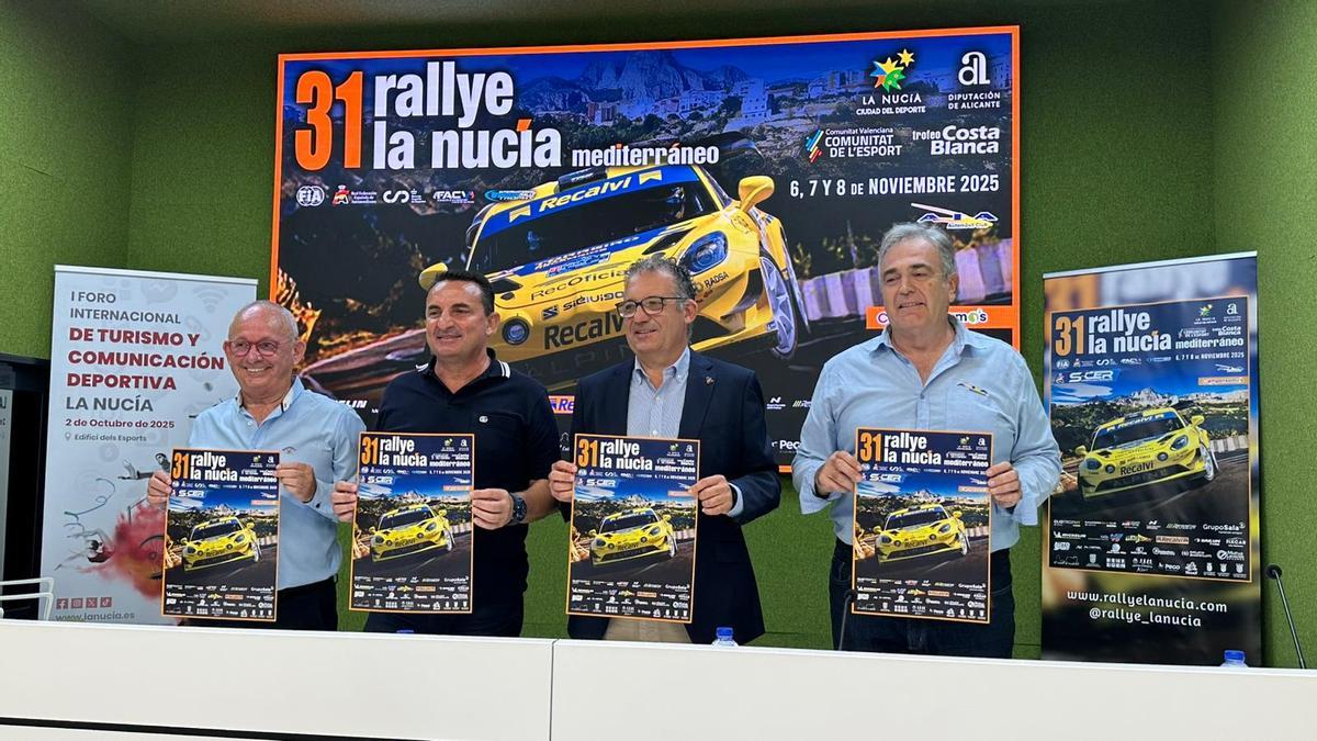 Presentación del 31º Rallye La Nucía- Trofeo Costa Blanca.