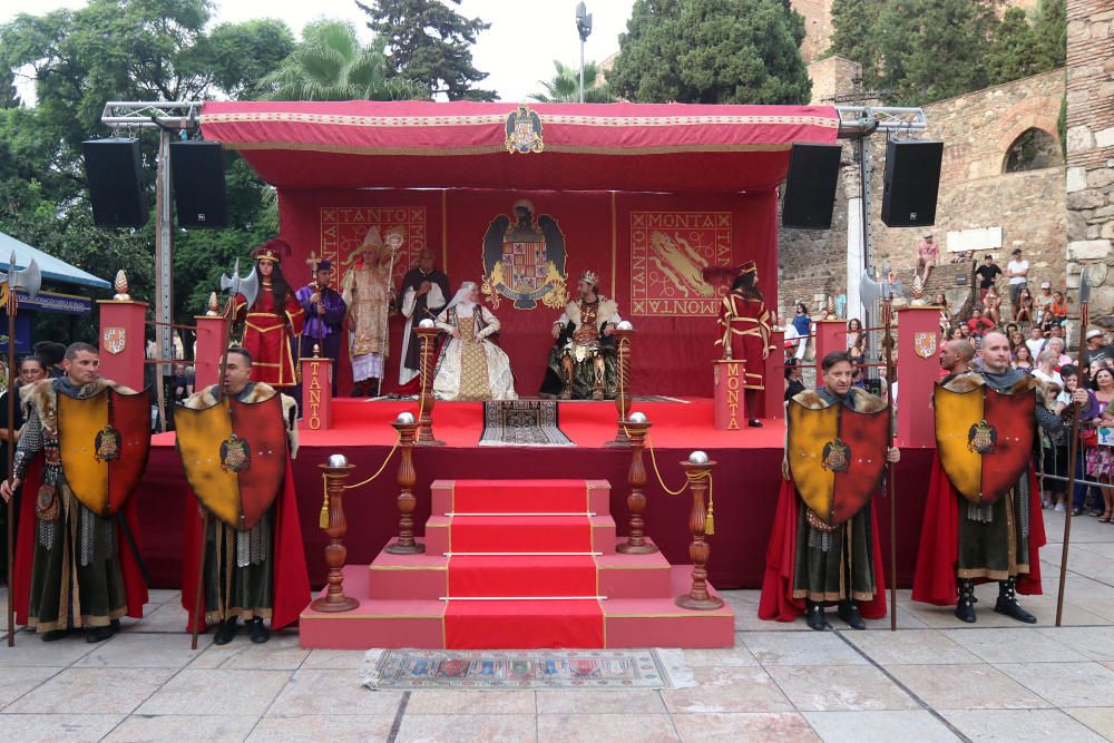 Cabalgata histórica en el Centro de Málaga