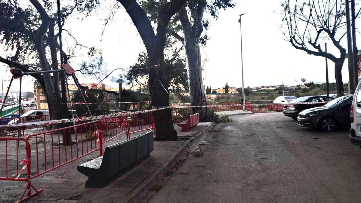 Cierre de parques por el fuerte viento.