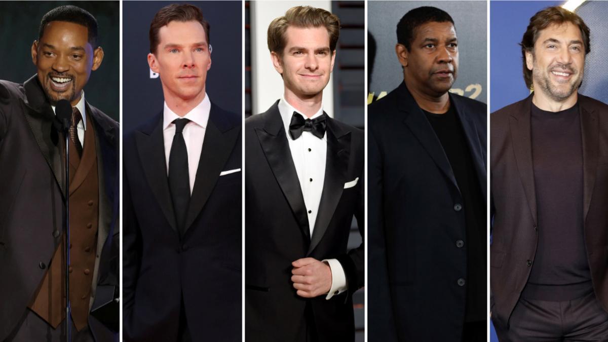 Will Smith, Benedict Cumberbatch, Andrew Garfield, Denzel Washington y Javier Bardem