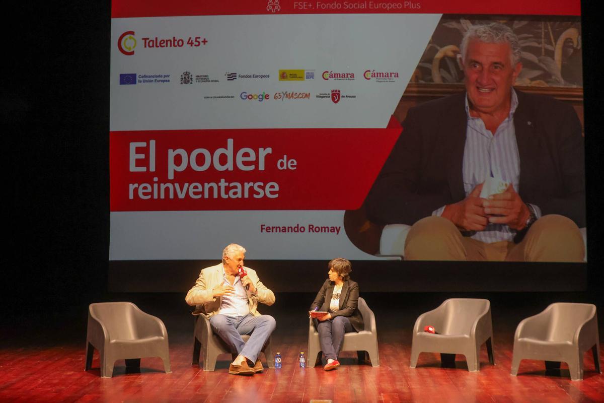 Romay, durante su intervención.
