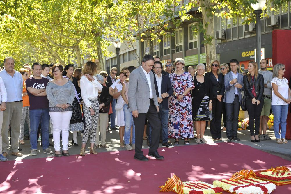 Ofrena de la Diada 2017 a Manresa