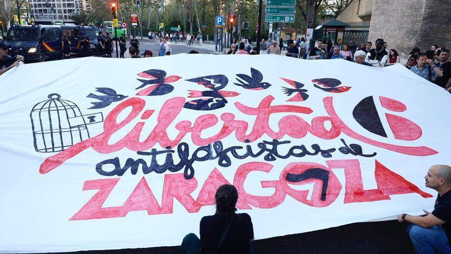 En imágenes | Nueva marcha multitudinaria en apoyo a &#039;Los 6 de Zaragoza&#039;