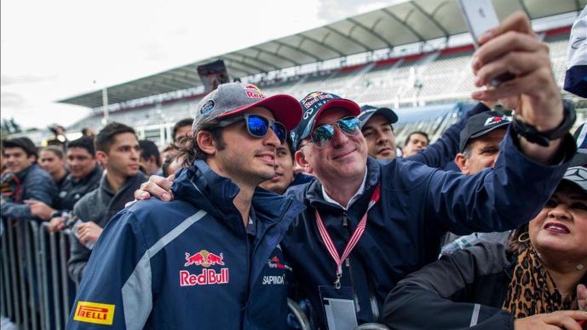 Carlos Sainz se mostró más que satisfecho tras la calificación del GP de México