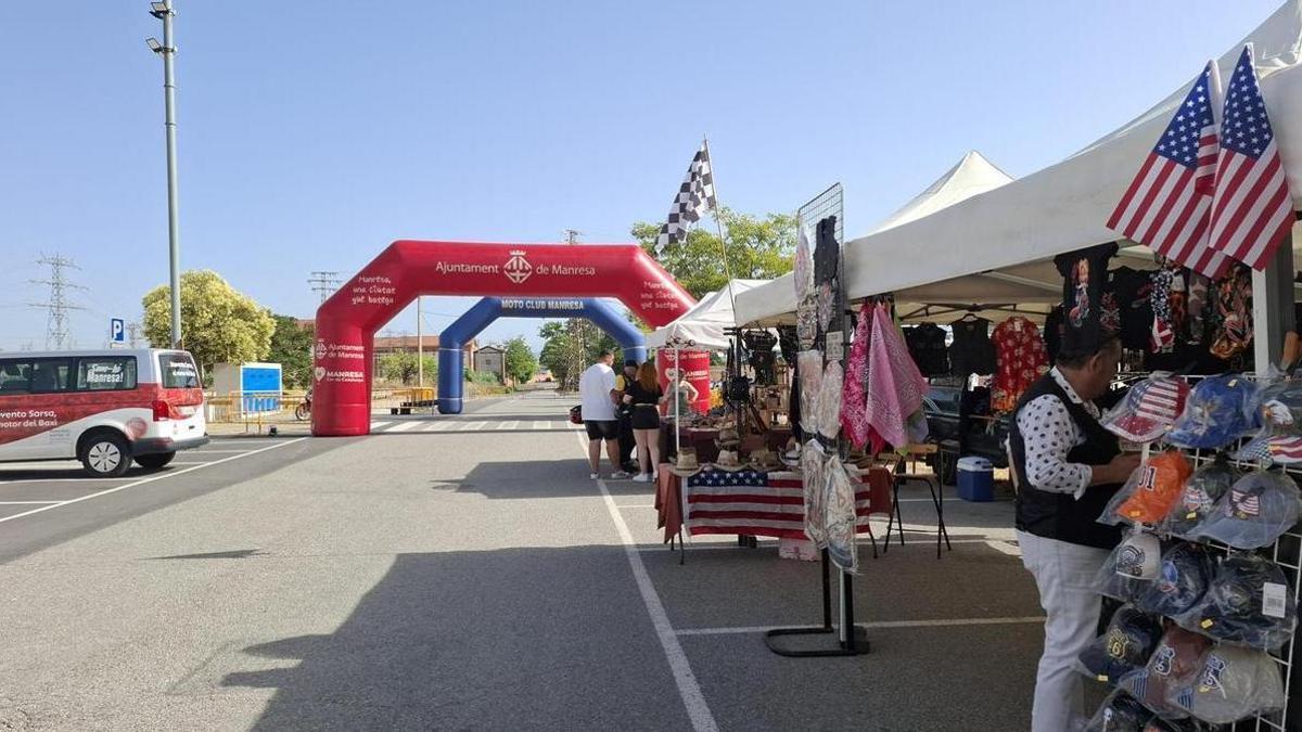 Moto Club Manresa celebra una trobada de motocicletes al Congost