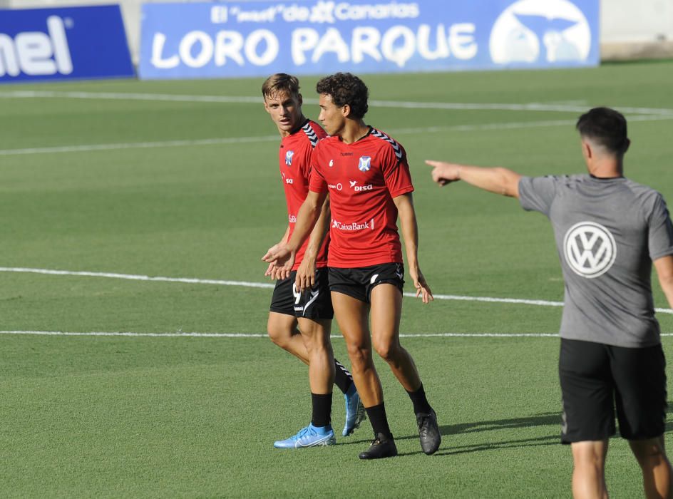 El CD Tenerife vuelve a entrenar en casa