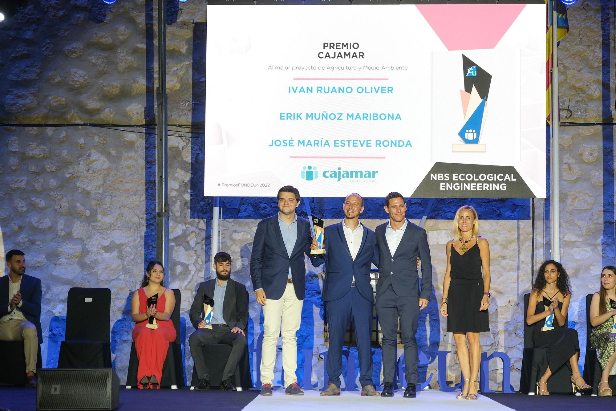 Gala de entrega de premios Fundeun en el Castillo de Santa Bárbara