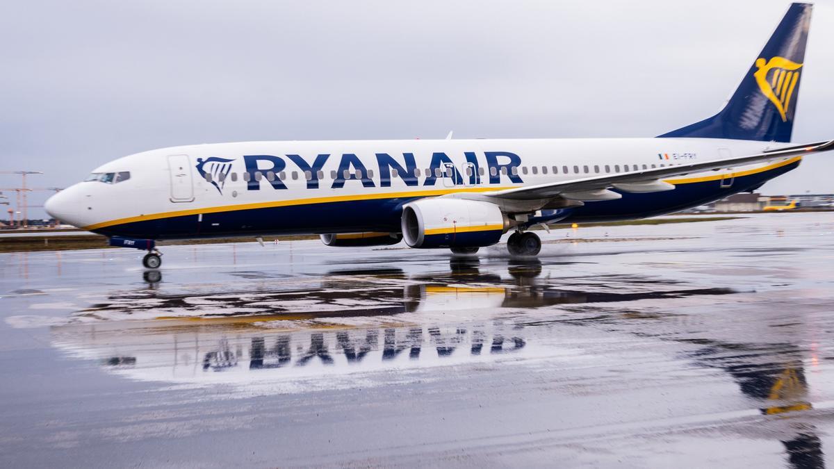 Un avión de Ryanair en una imagen de archivo