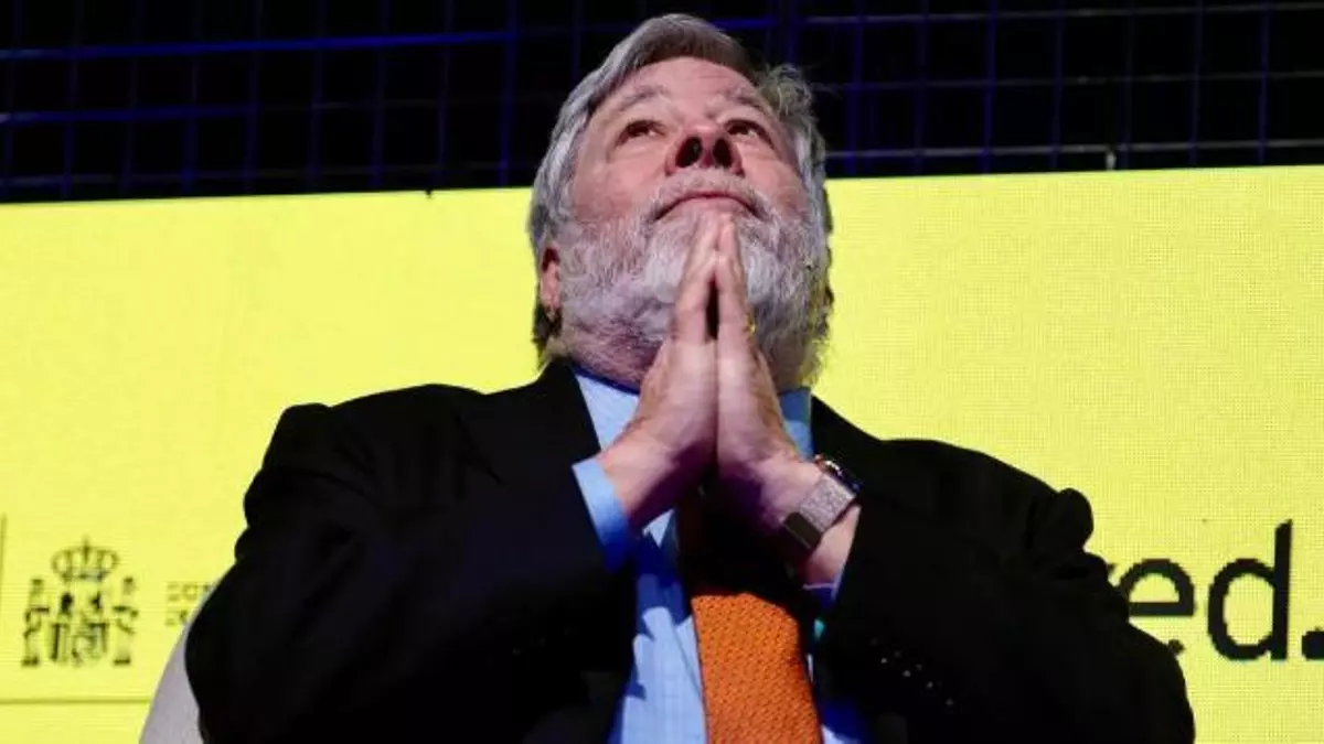 Steve Wozniak, cofundador de Apple, revoluciona el MWC