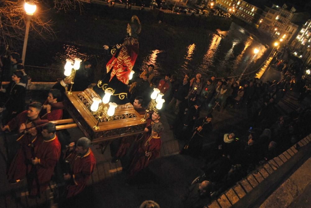 Procesión del Cristo del Perdón en Luarca