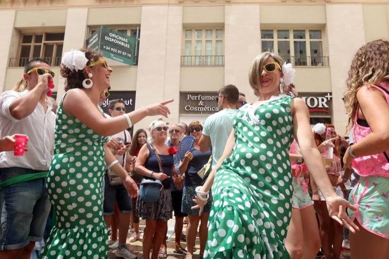 Primera jornada de la Feria de Málaga en el centro.