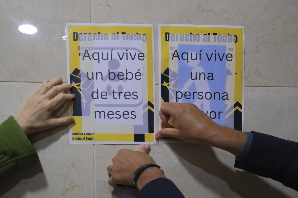 Paralizan el desahucio de ocho familias en Nicolás Estébanez