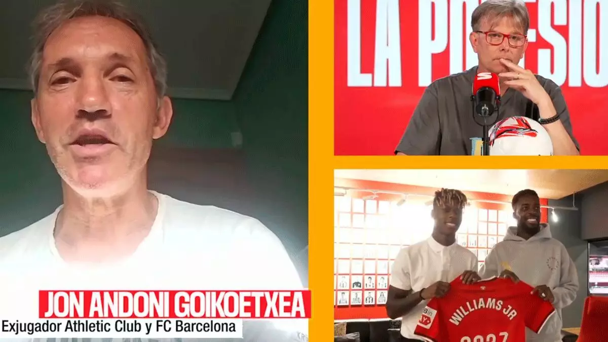 Goikoetxea, sobre el fichaje de Nico Williams: "Para el Athletic puede ser un fastidio, pero cobrará un dinero importante"