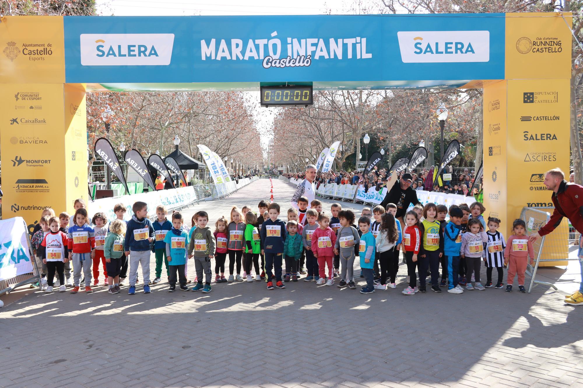 Las mejores imágenes de la maratón infantil en Castelló