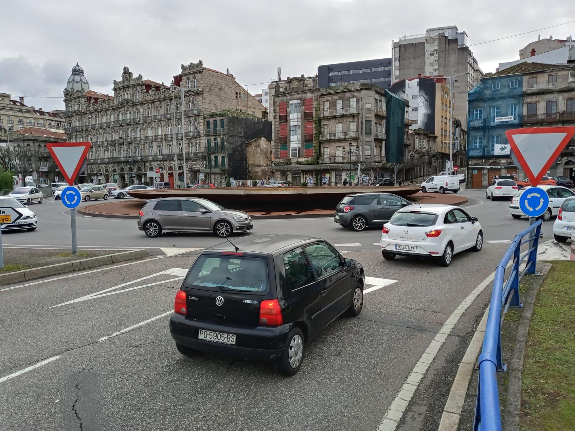 La zona de Beiramar se colapsa por el cierre del túnel