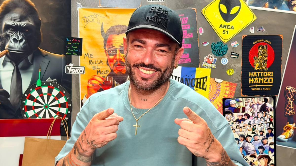 Carlos Lee Ferrer en el set de grabación de '¡Esto es una traca!'
