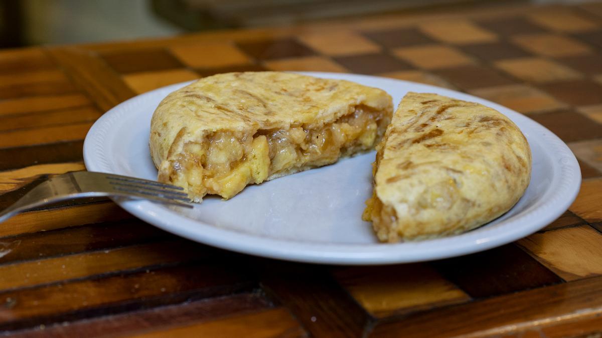 La tortilla de patatas de Tapazia.