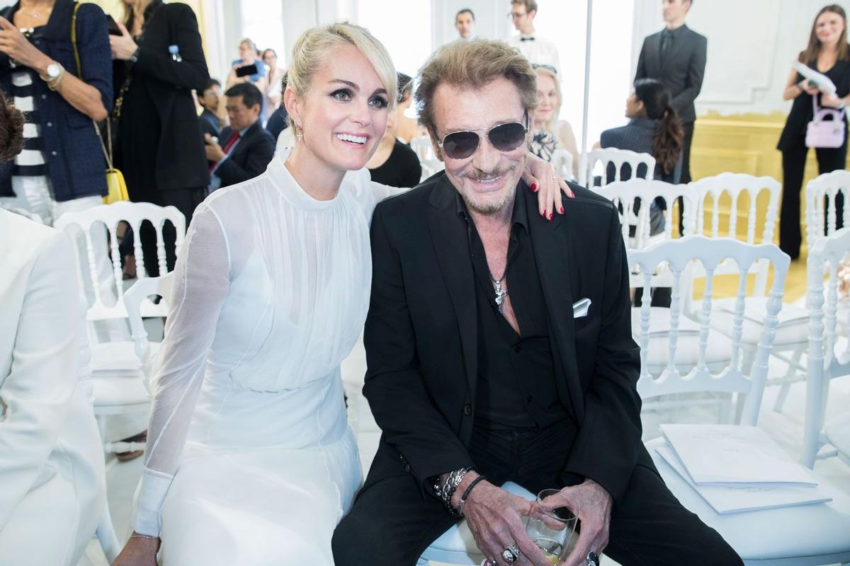 Semana Alta Costura París: Laeticia Hallyday y Johnny Hallyday