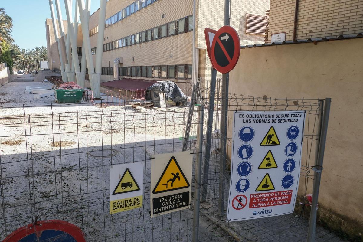 Las obras se encuentran en este estado desde julio de 2023