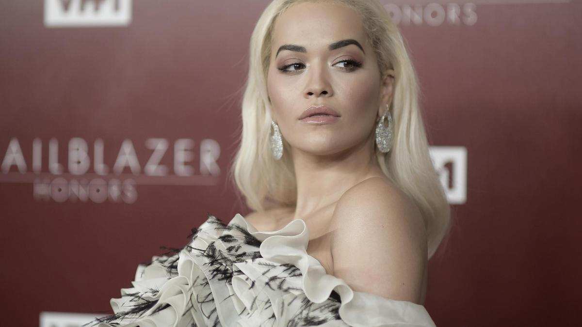 Rita Ora durante los premios Traiblazer Honors 2019
