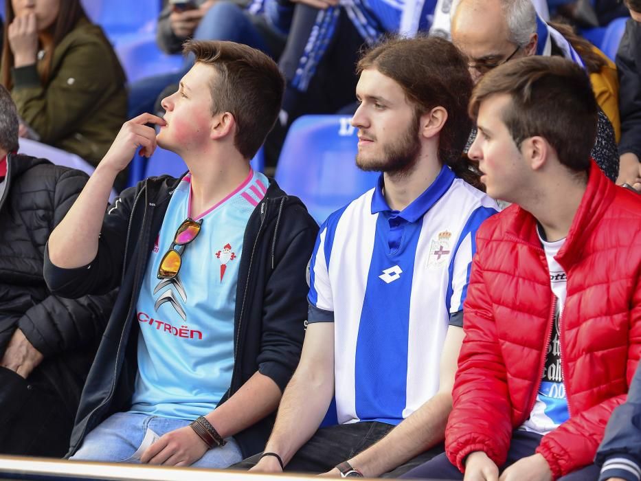 La afición disfrutó del derbi hasta el 0-1