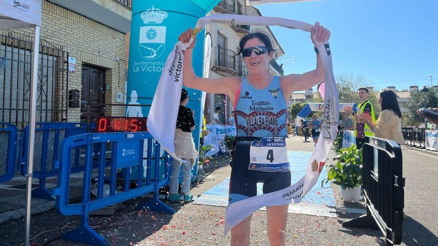 Alfonso Bastos y Yolanda Villalba se imponen en un emocionante Duatlón de La Victoria