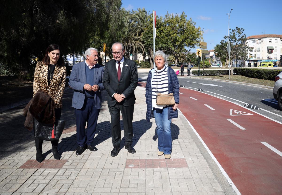 Málaga pone en servicio dos nuevos carriles bici