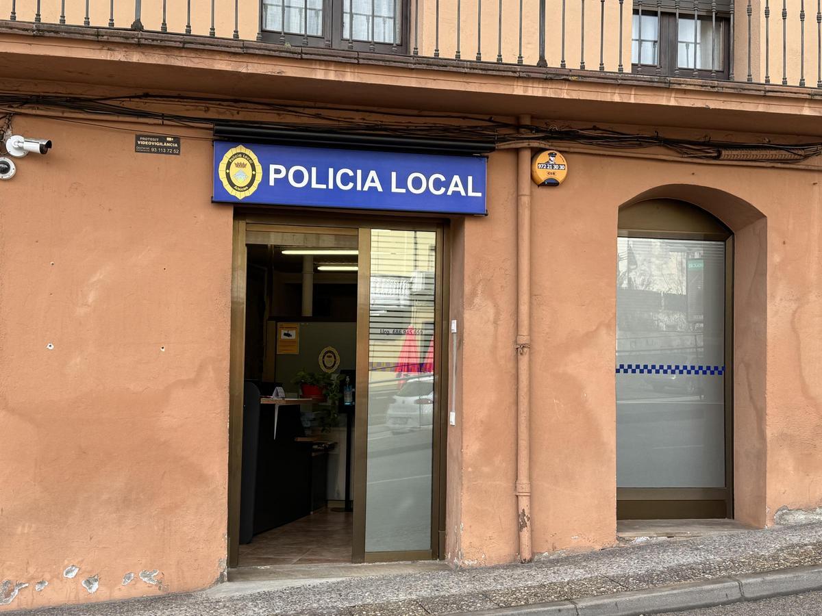 La comissaria de la Policia Local d'Arbúcies.