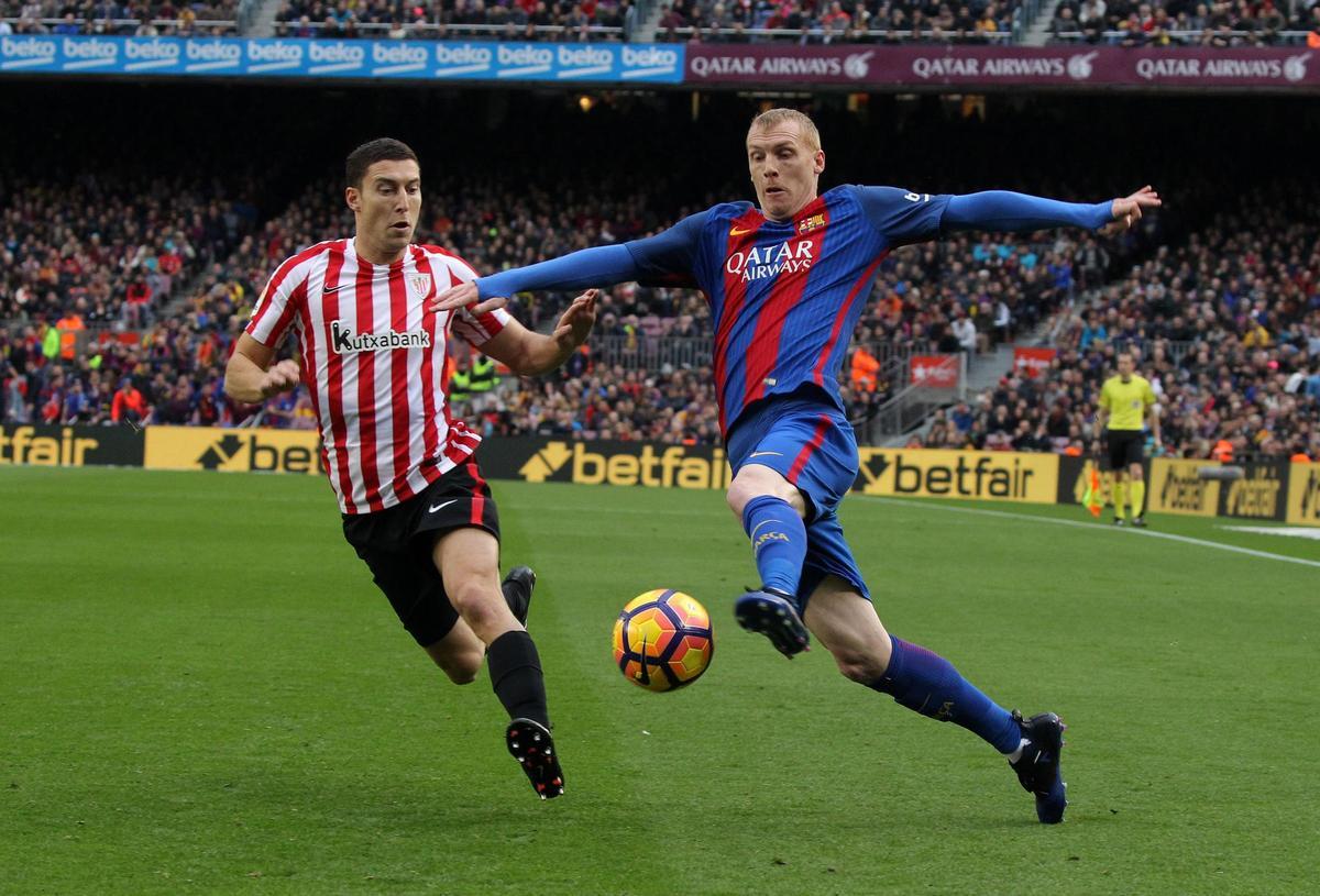 Mathieu fue valencianista en la etapa 2009-14 y estuvo en el Barça desde 2014 hasta 2017.