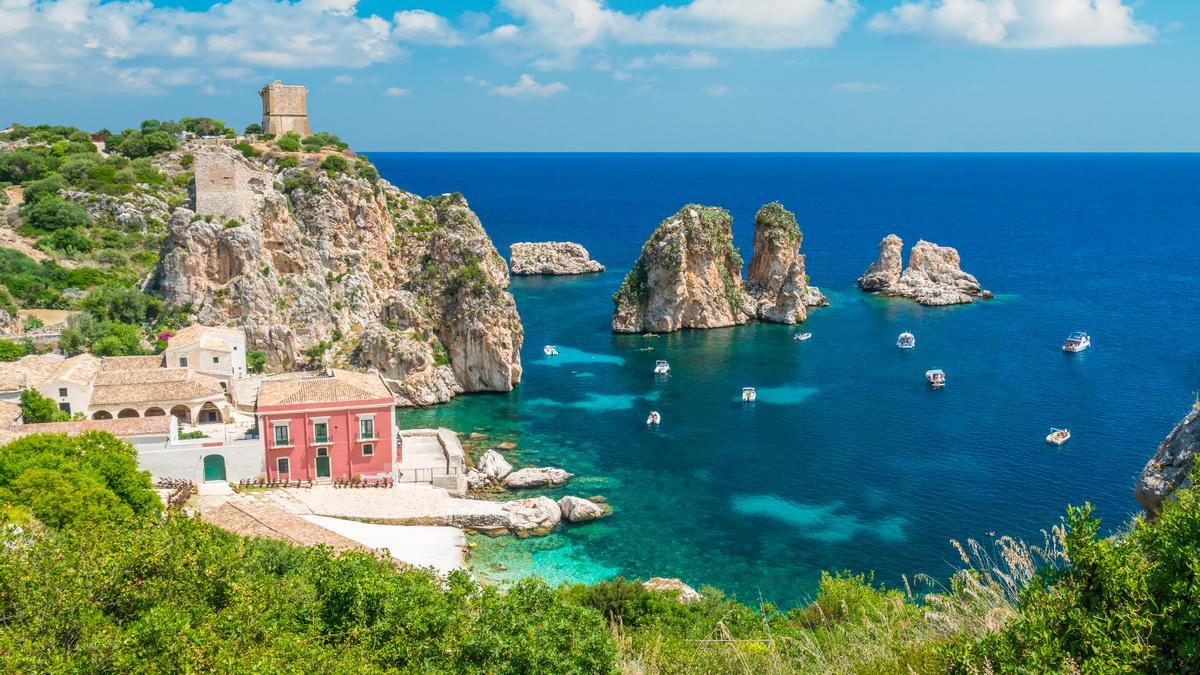 Scopello, una playa sacada del paraíso en Sicilia