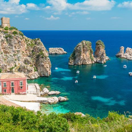Scopello, una playa sacada del paraíso en Sicilia