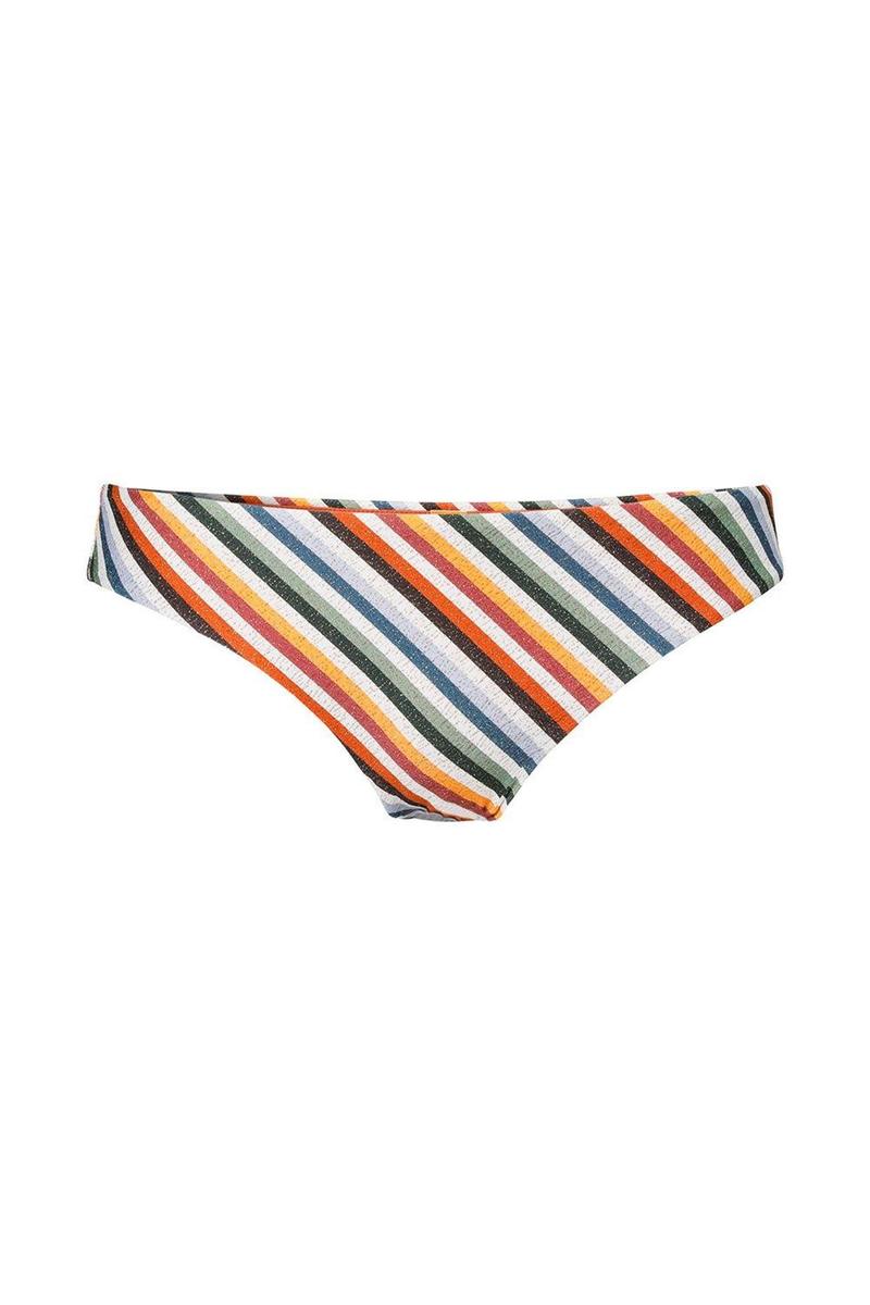 Braguita de bikini a rayas diagonales de C&amp;A. (Precio: 9, 90 euros)