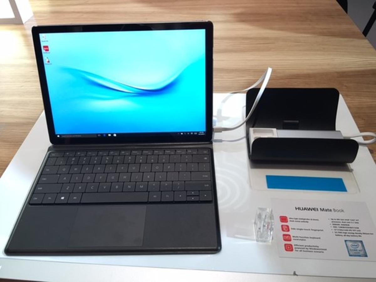 El Matebook de Huawei, que s’ha presentat a Barcelona.